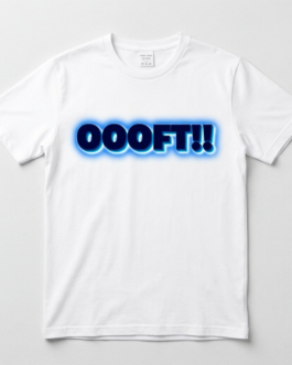 OOOFT!! Scottish Slang T-Shirt | Neon 3D Graphic Streetwear
