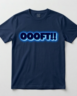 OOOFT!! Scottish Slang T-Shirt | Neon 3D Graphic Streetwear