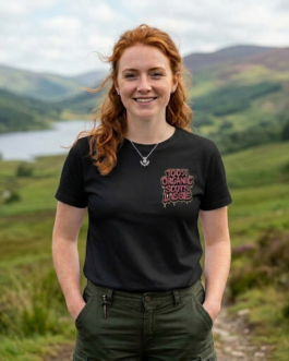 Organic Scots Lassie (Pocket Style) – Organic approved T Shirt