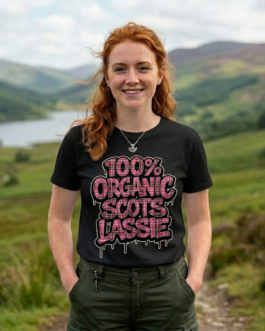 Organic Scots Lassie – Organic approved T Shirt