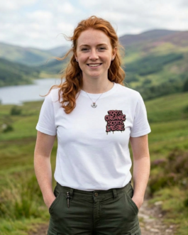 Organic Scots Lassie (Pocket Style) – Organic approved T Shirt