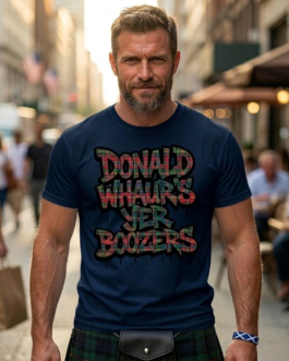 Donald Whaur’s Yer Boozers T-Shirt | Scotland World Cup Streetwear