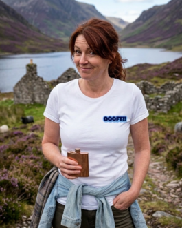 OOOFT!! Scottish Slang (Ladies Pocket Fit) T-Shirt | Neon 3D Graphic Streetwear