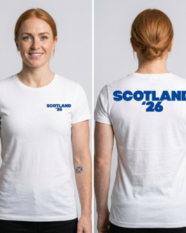 Scotland ’26 Ladies Organic T-Shirt | Premium Scottish Streetwear