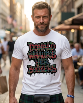 Donald Whaur’s Yer Boozers T-Shirt | Scotland World Cup Streetwear
